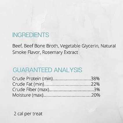 Farmland Traditions Tiny Loves Beef with Bone Broth Flavored Jerky Dog Treats - Healthber
