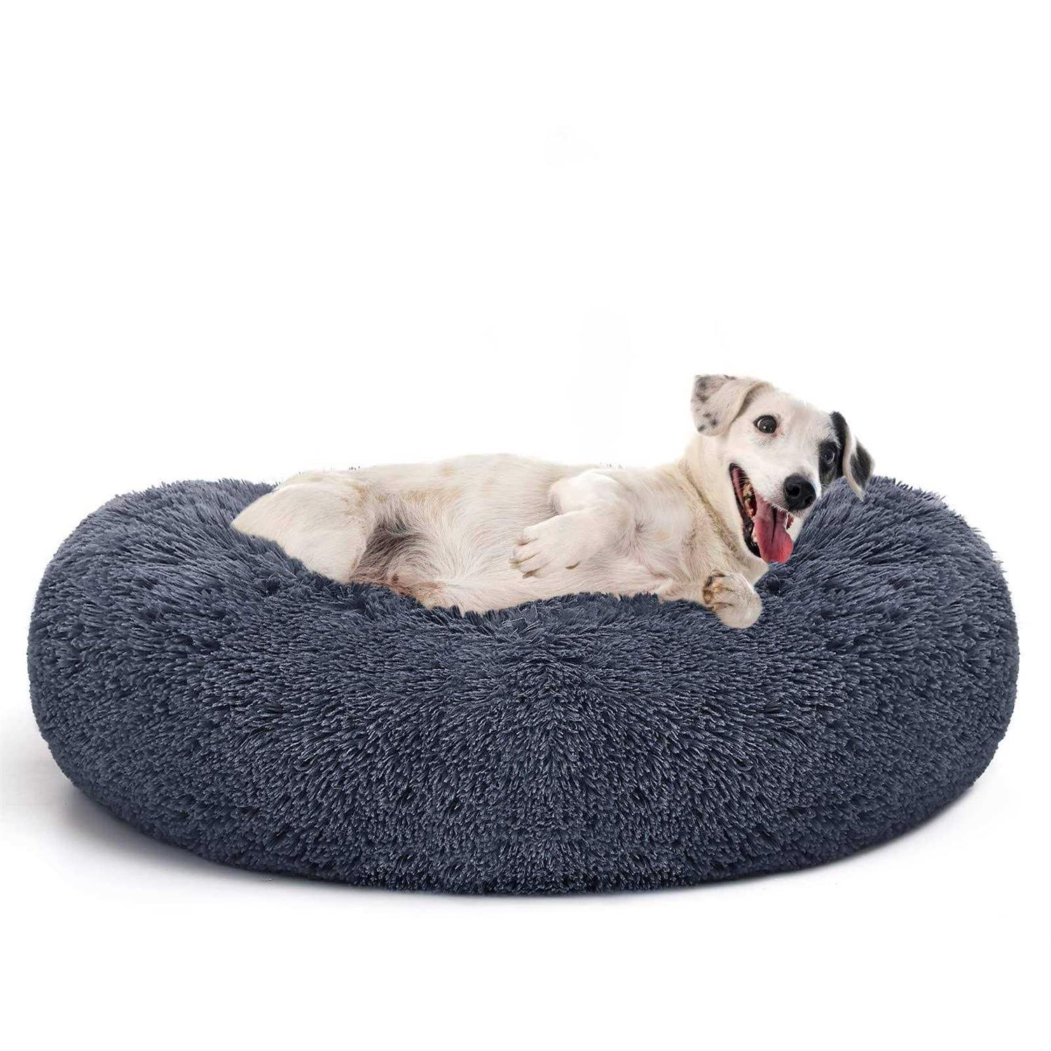 MIXJOY Orthopedic Dog Bed Comfortable Donut Cuddler Round Dog Bed Ultra Soft Washable Dog and Cat Cushion Bed - Healthber