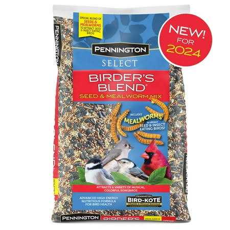 Pennington Select Birder’s Mealworm Blend, Dry Wild Bird Seed and Feed - Healthber