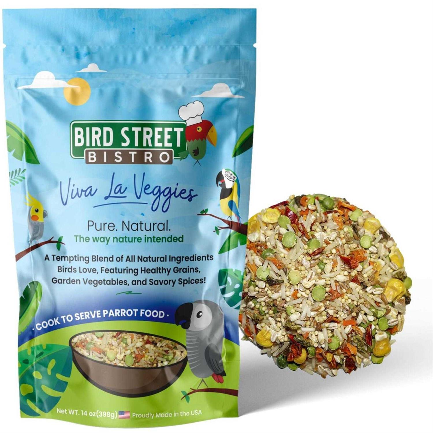 Bird Street Bistro Viva La Veggies Bird Food - Healthber