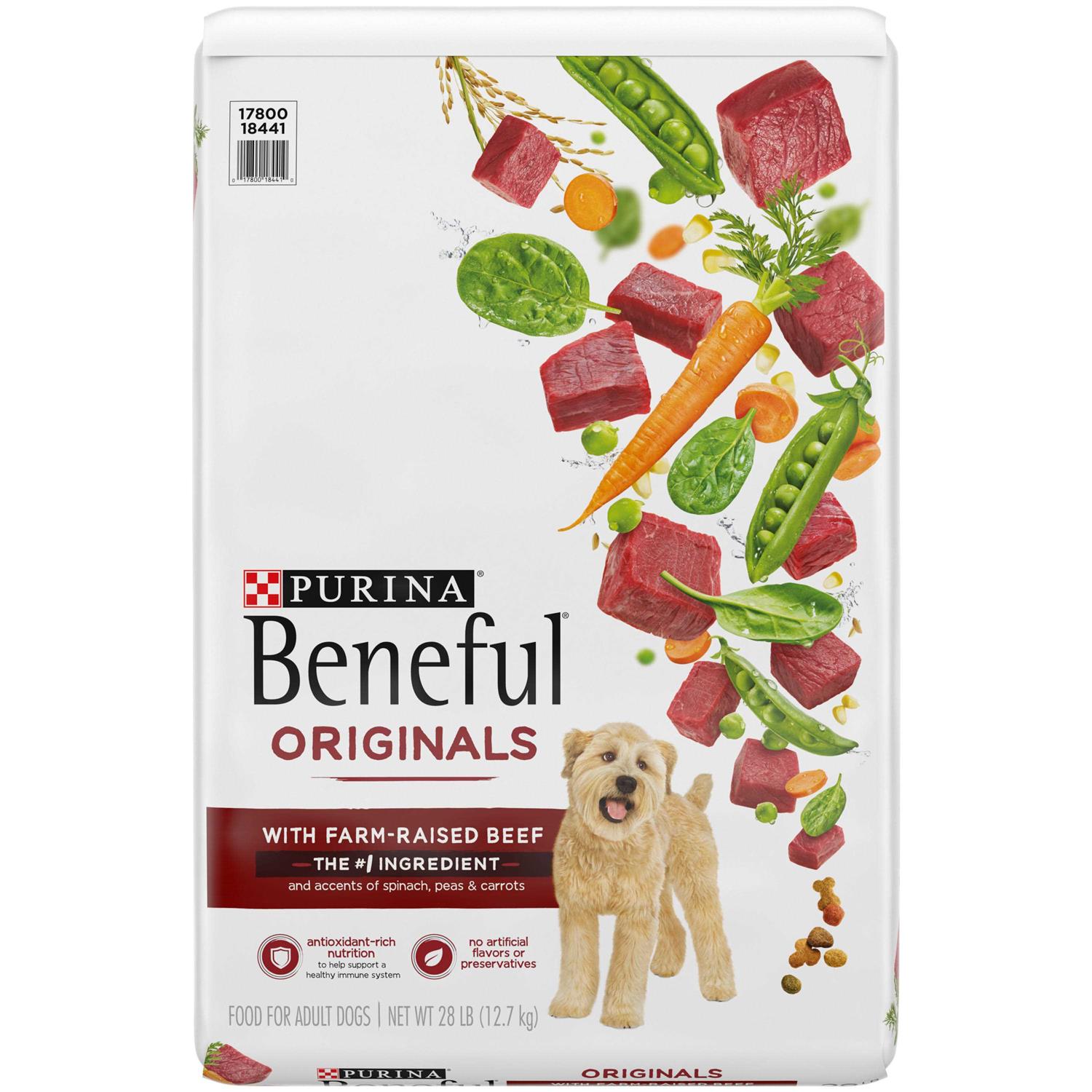 Purina Beneful Originals Dog Food With Farm-Raised Beef - Healthber