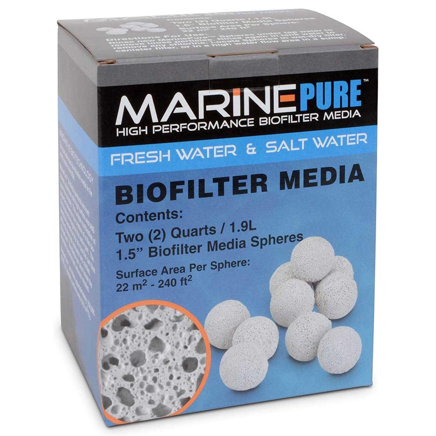 MarinePure Biofilter Media Spheres - Healthber
