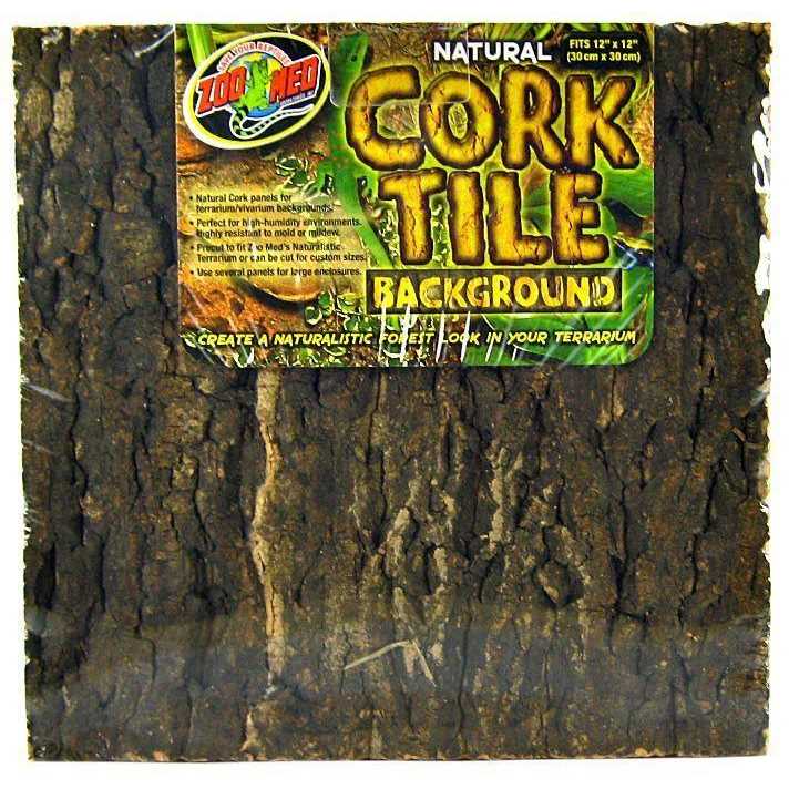 Zoo Med Natural Cork Tile Background - Healthber