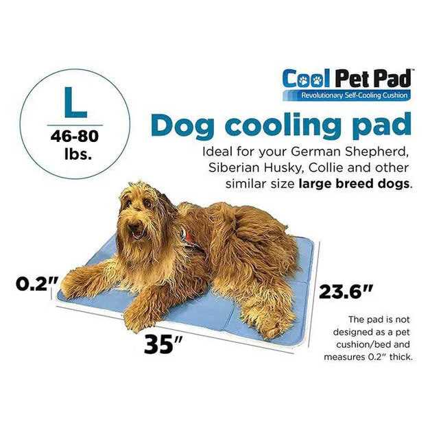 Cool Pet Pad The Green Pet Shop Sage Gray Self Cooling Pet Pad - Healthber