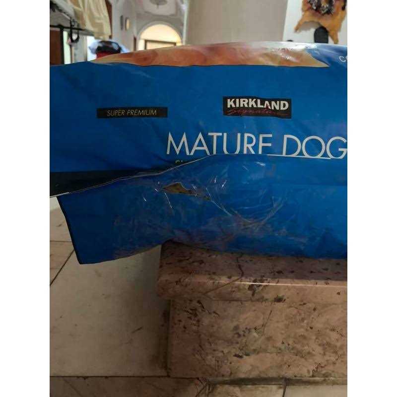 Kirkland Signature Mature Formula Chicken, Rice and Egg Dog Food 40 lb - Healthber