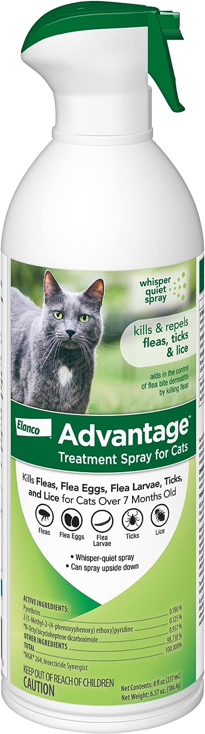 Advantage Treatment Spray for Cats, 8 oz - Healthber