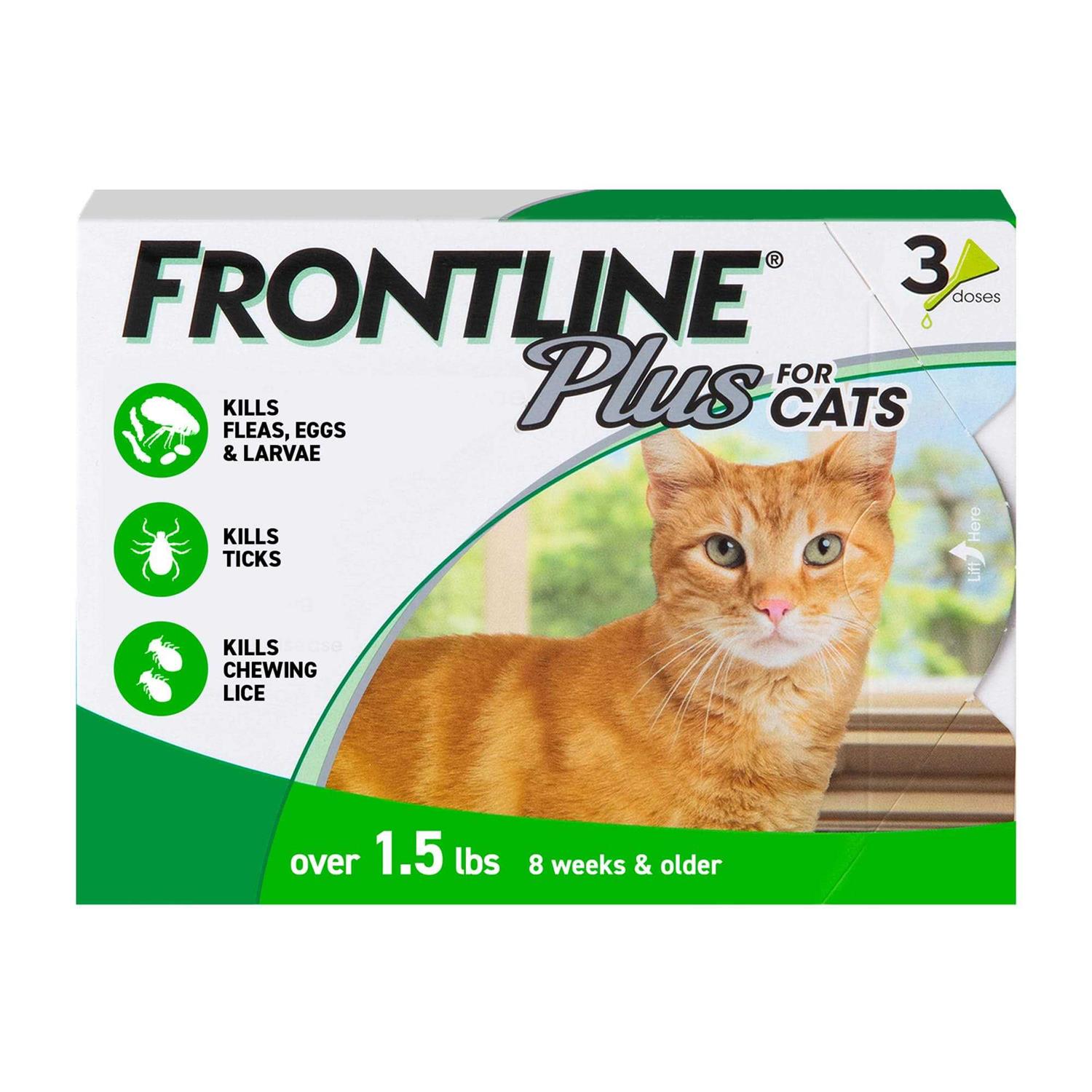 Frontline Plus Flea & Tick for Cats - Healthber