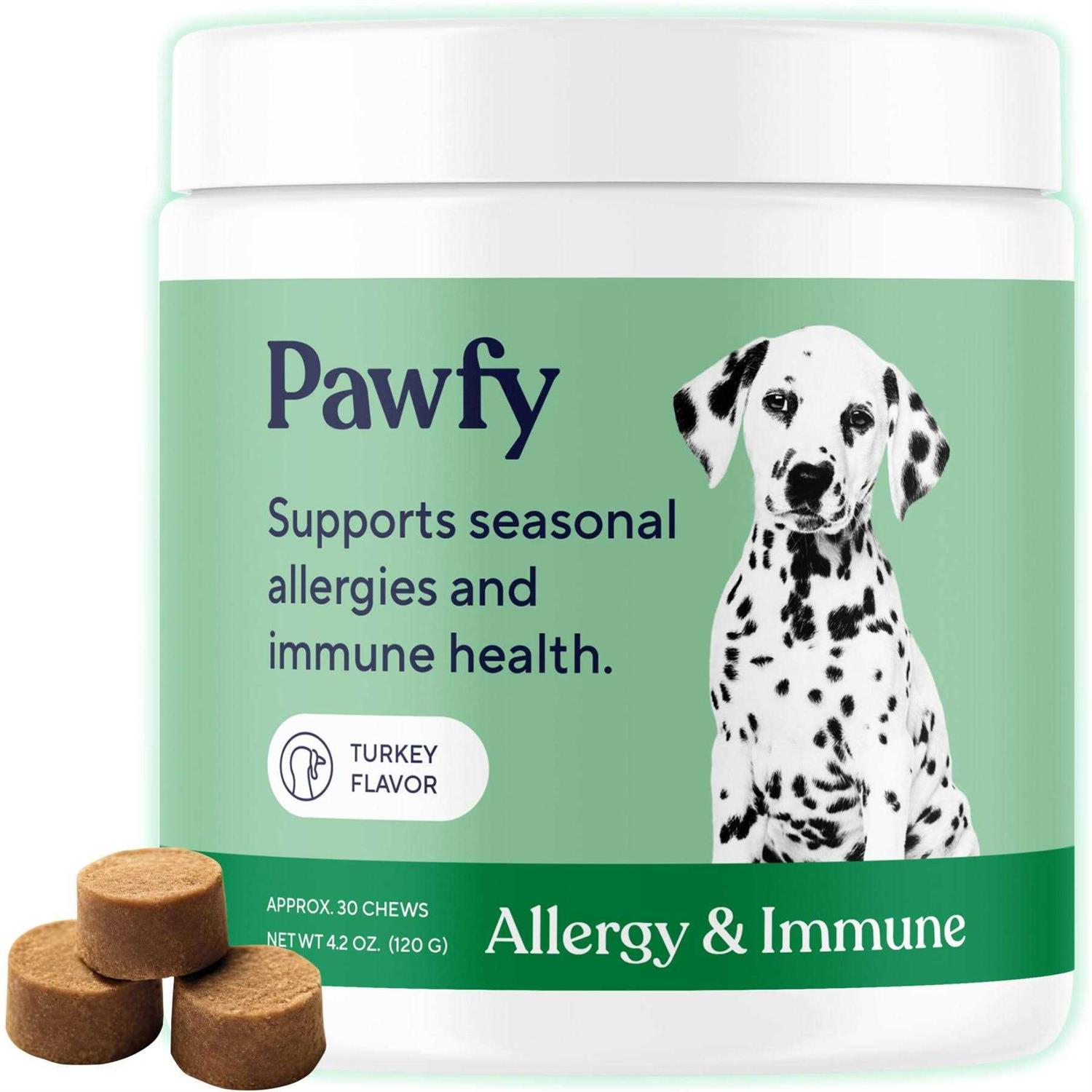 Pawfy Allergy & Immune Chews - Healthber