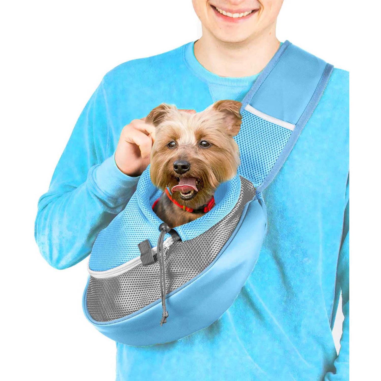 Cuddlissimo! Pet Sling Carrier Small Dog Puppy Cat Carrying Bag Purse Pouch - Healthber