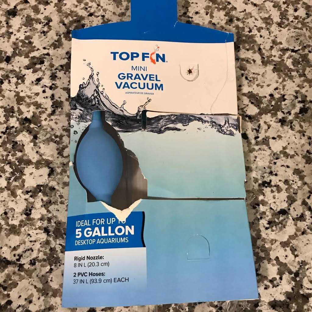 Top Fin Mini Aquarium Tank Gravel Vacuum - Healthber