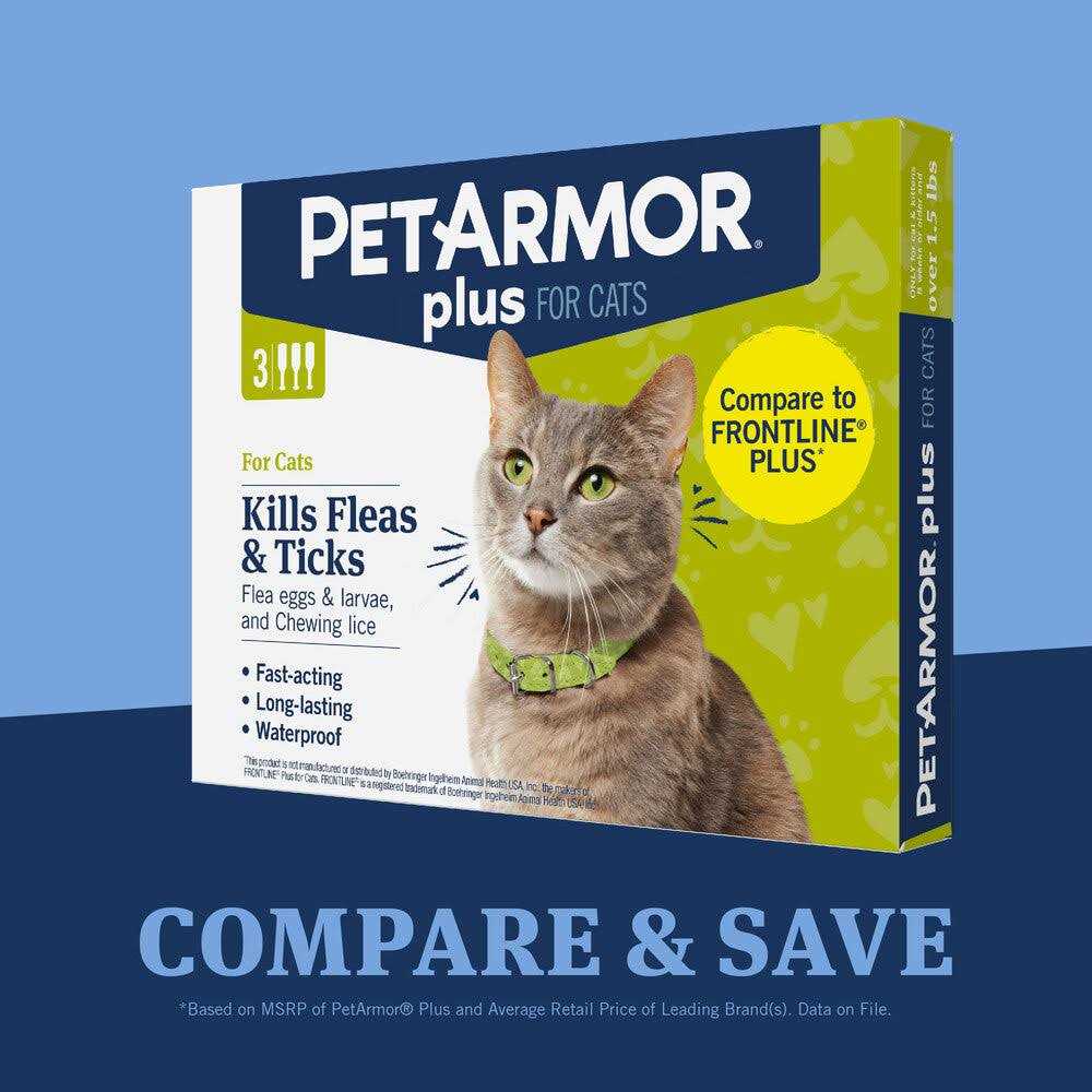 PetArmor Plus Flea and Tick Treatment for Cats - Healthber