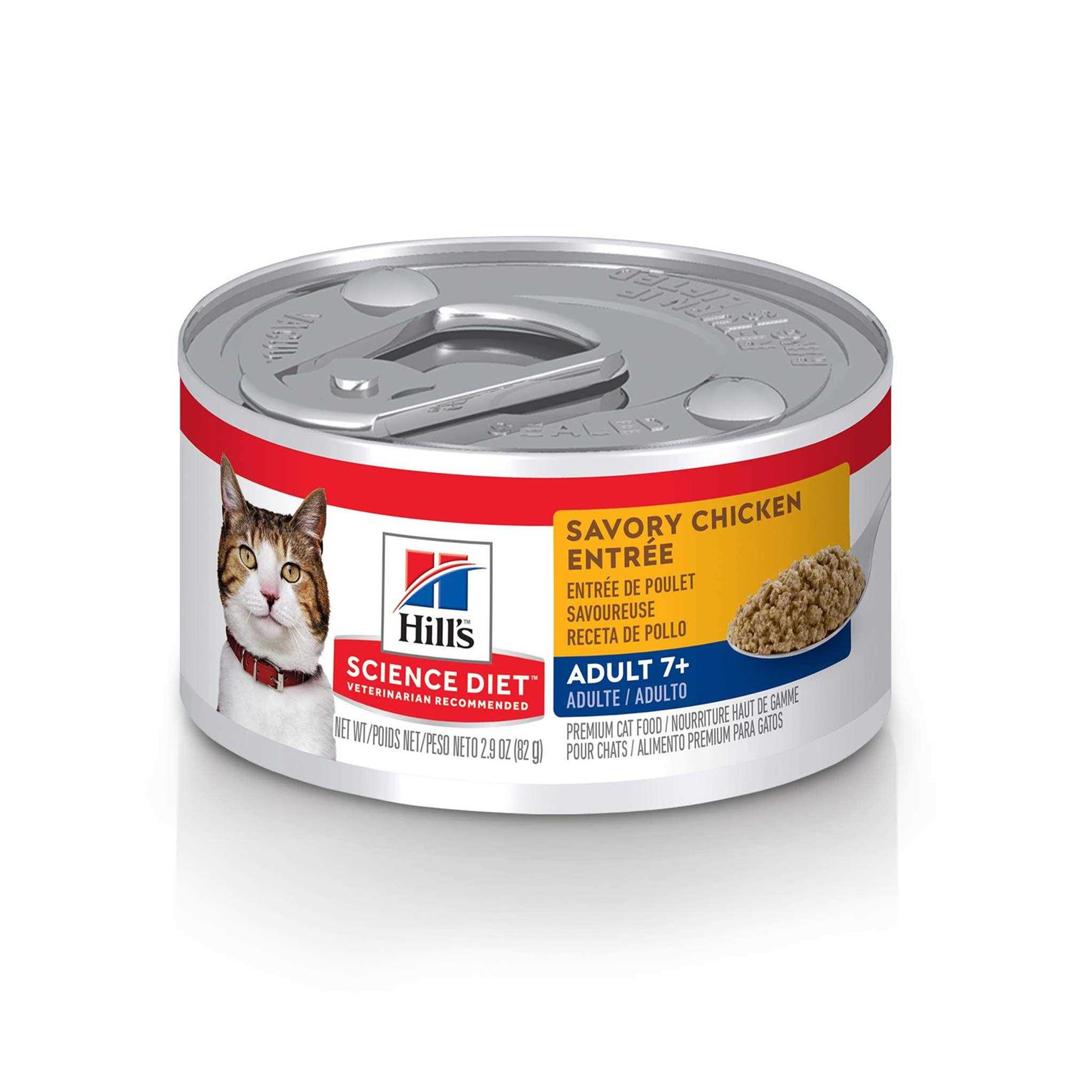 Hill’s Science Diet Adult 7+ Savory Cat Food Chicken Entree - Healthber