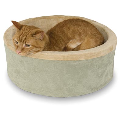 K&H  Thermo-Kitty Heated Cat Bed - Healthber