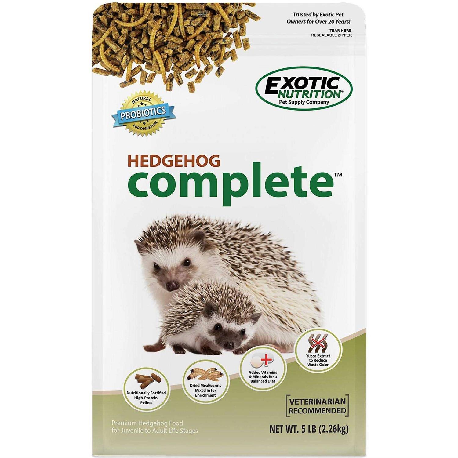 Exotic Nutrition Complete Hedgehog Food - Healthber