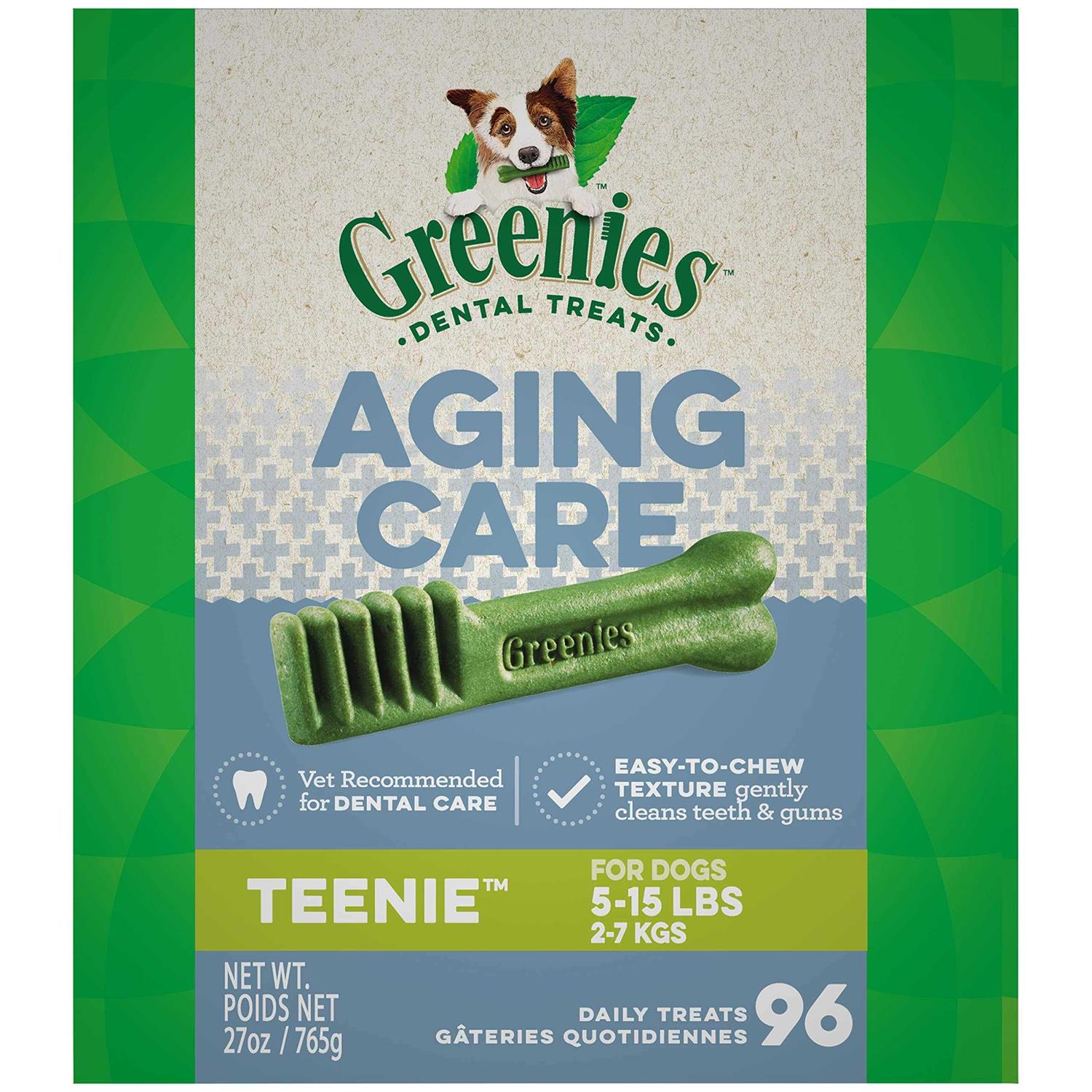 Greenies Aging Care Dental Dog Treats - Healthber
