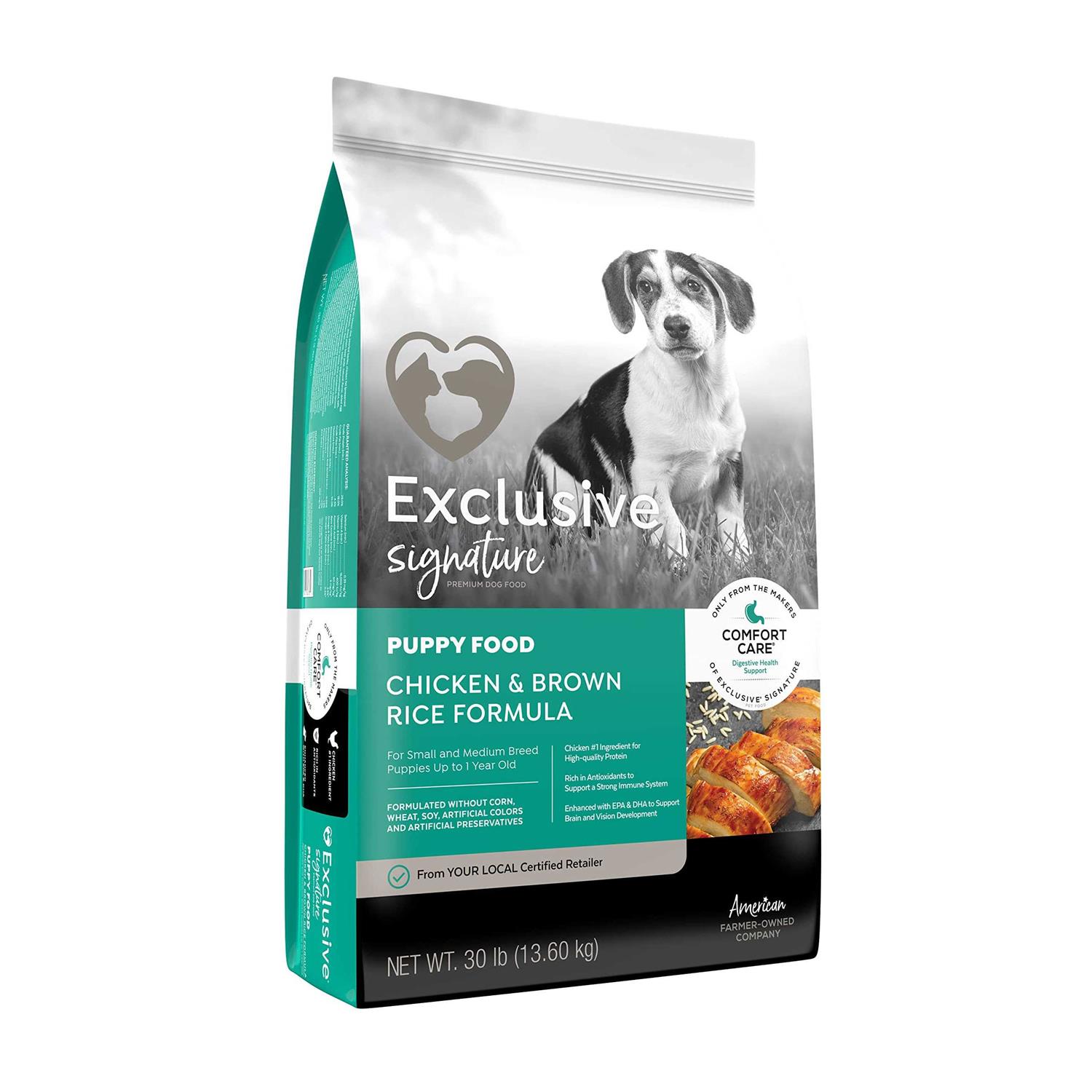 Exclusive Signature Chicken & Brown Rice Puppy Food - Healthber