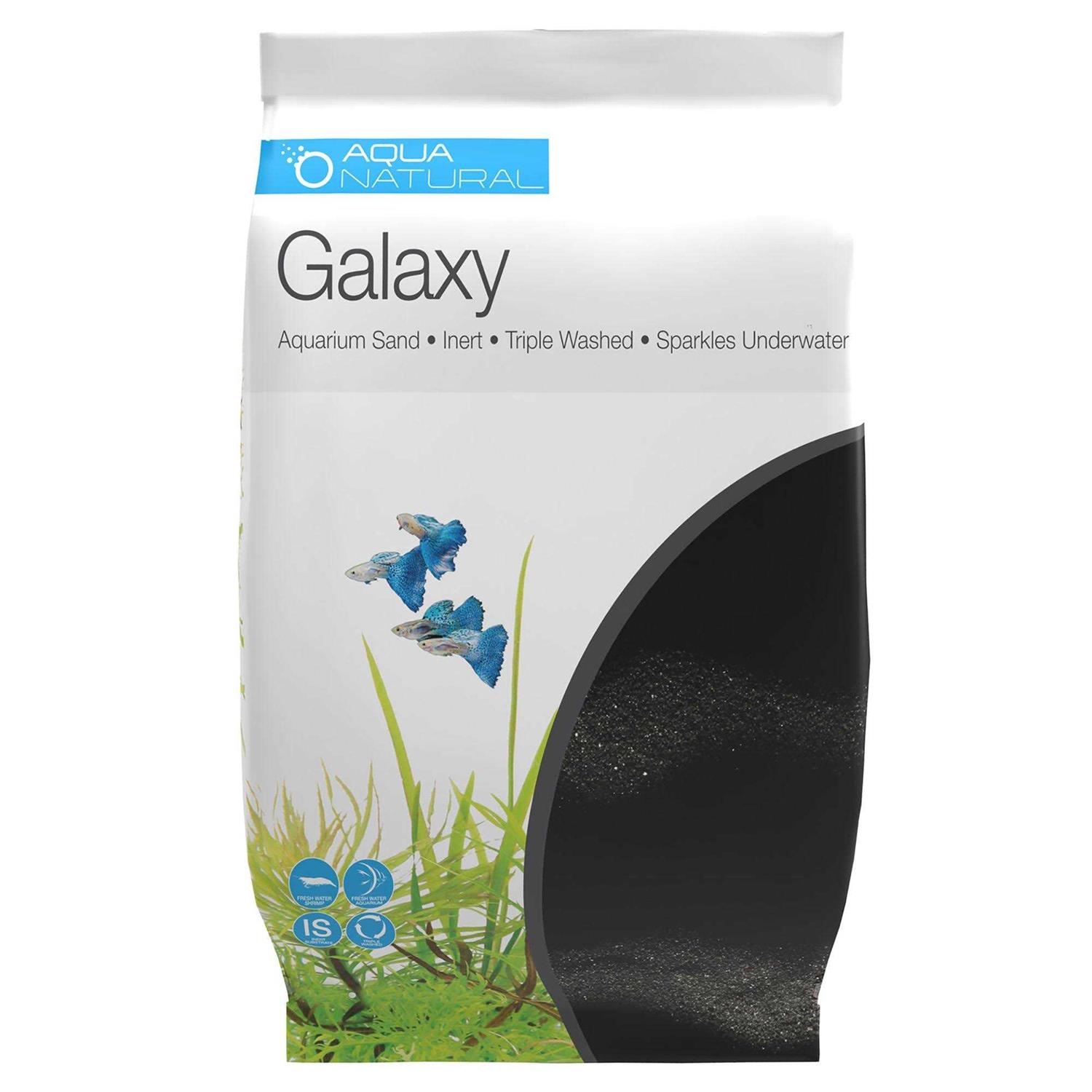 AquaNatural Galaxy Sand 10lb Substrate for aquascaping, Aquariums, vivariums and terrariums - Healthber