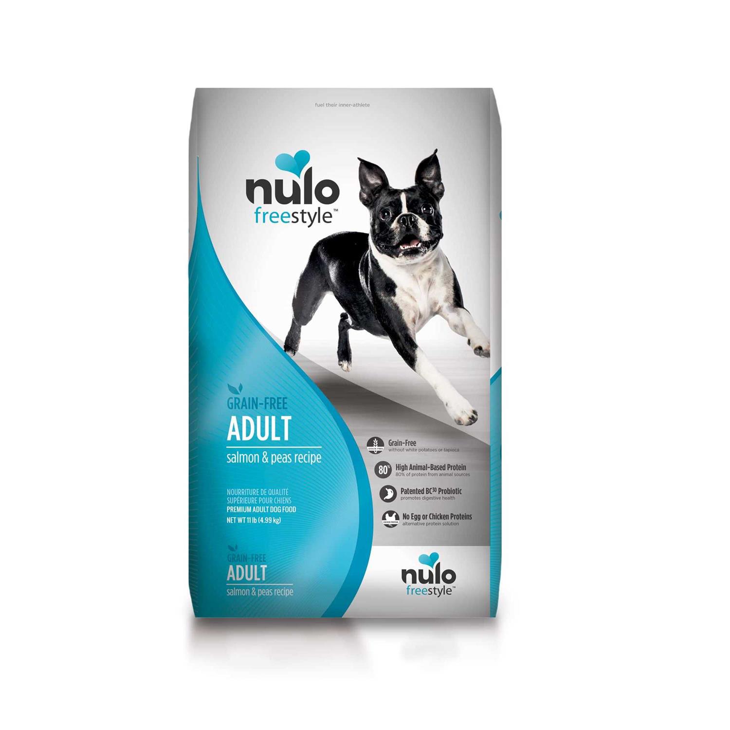 Nulo Freestyle Adult Salmon & Peas Grain-Free Dry Dog Food - Healthber