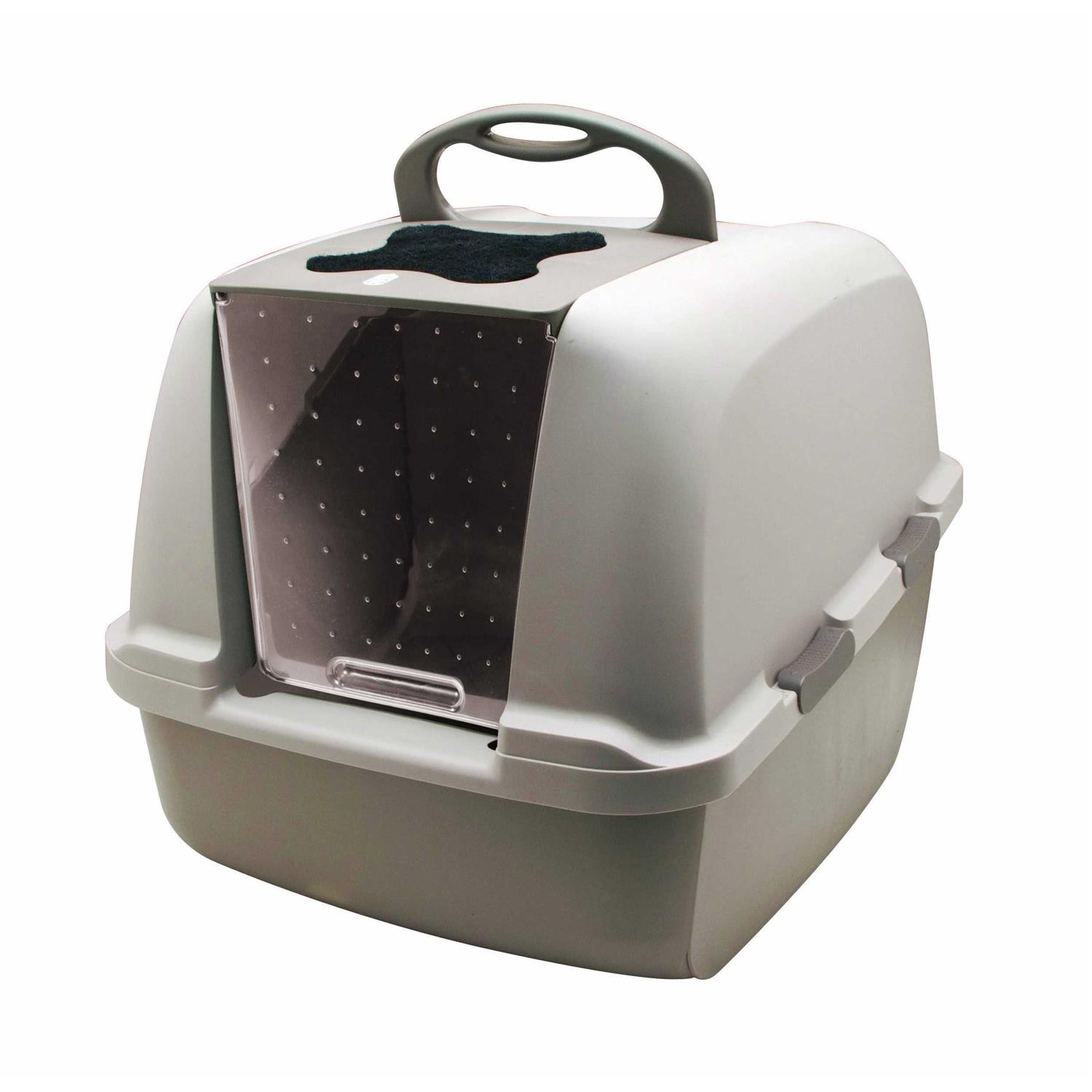 Catit Hooded Cat Litter Pan - Healthber
