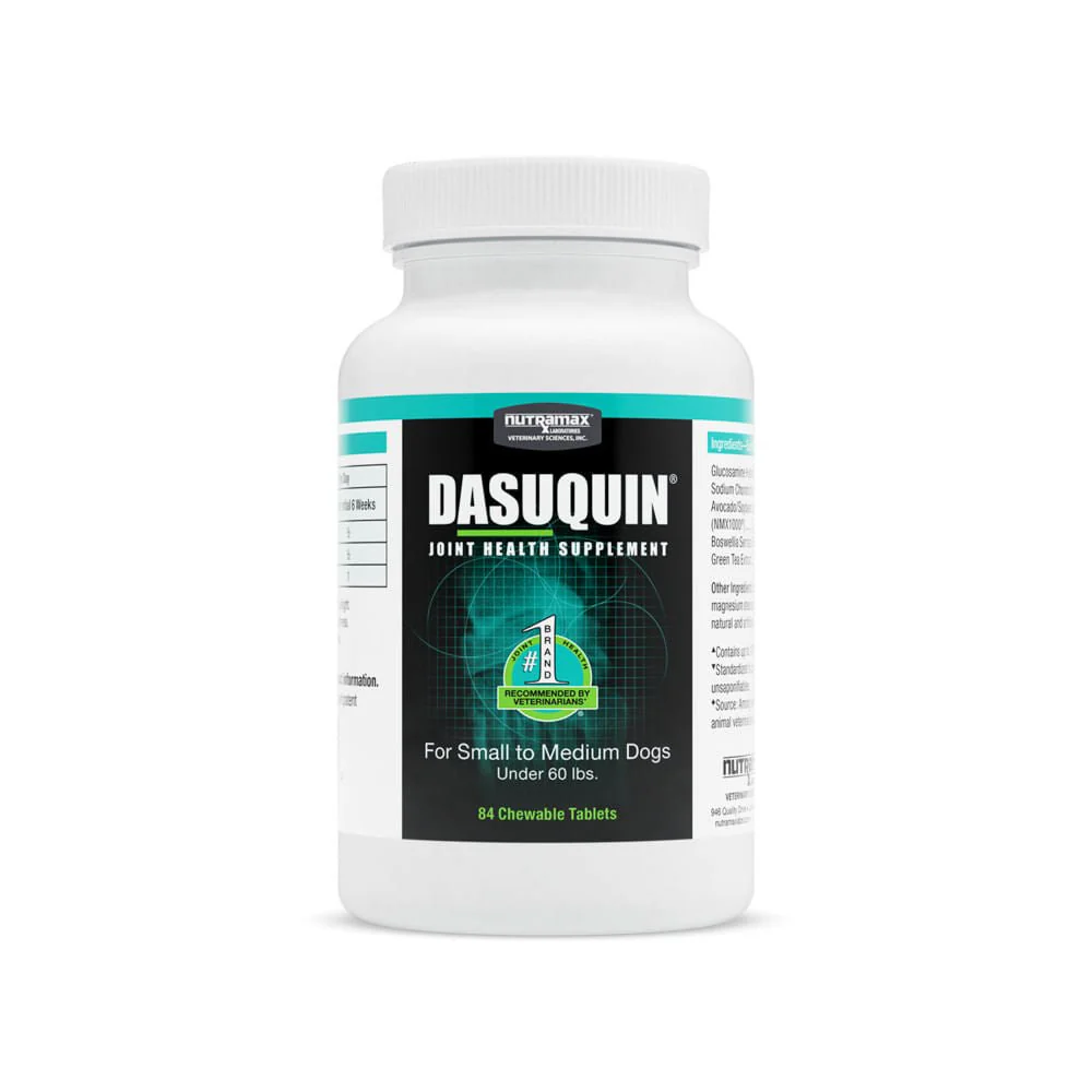 Nutramax Dasuquin for Dogs, Joint Health Supplement, Contains Glucosamine, Plus Chondroitin, ASU, and More, Supports Healthy Joints, Chewable Tablets - Healthber