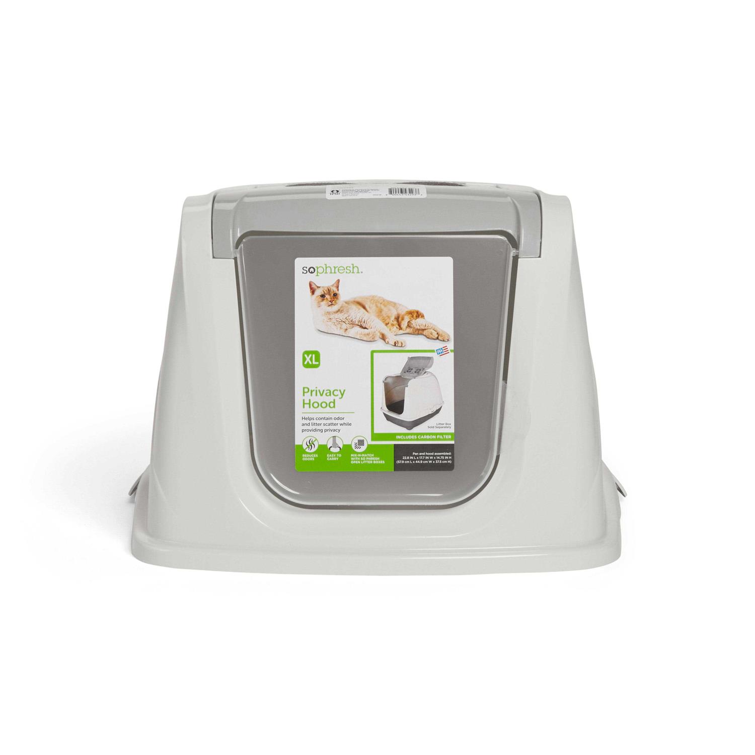 So Phresh Flip Top Cat Litter Box Hood - Healthber