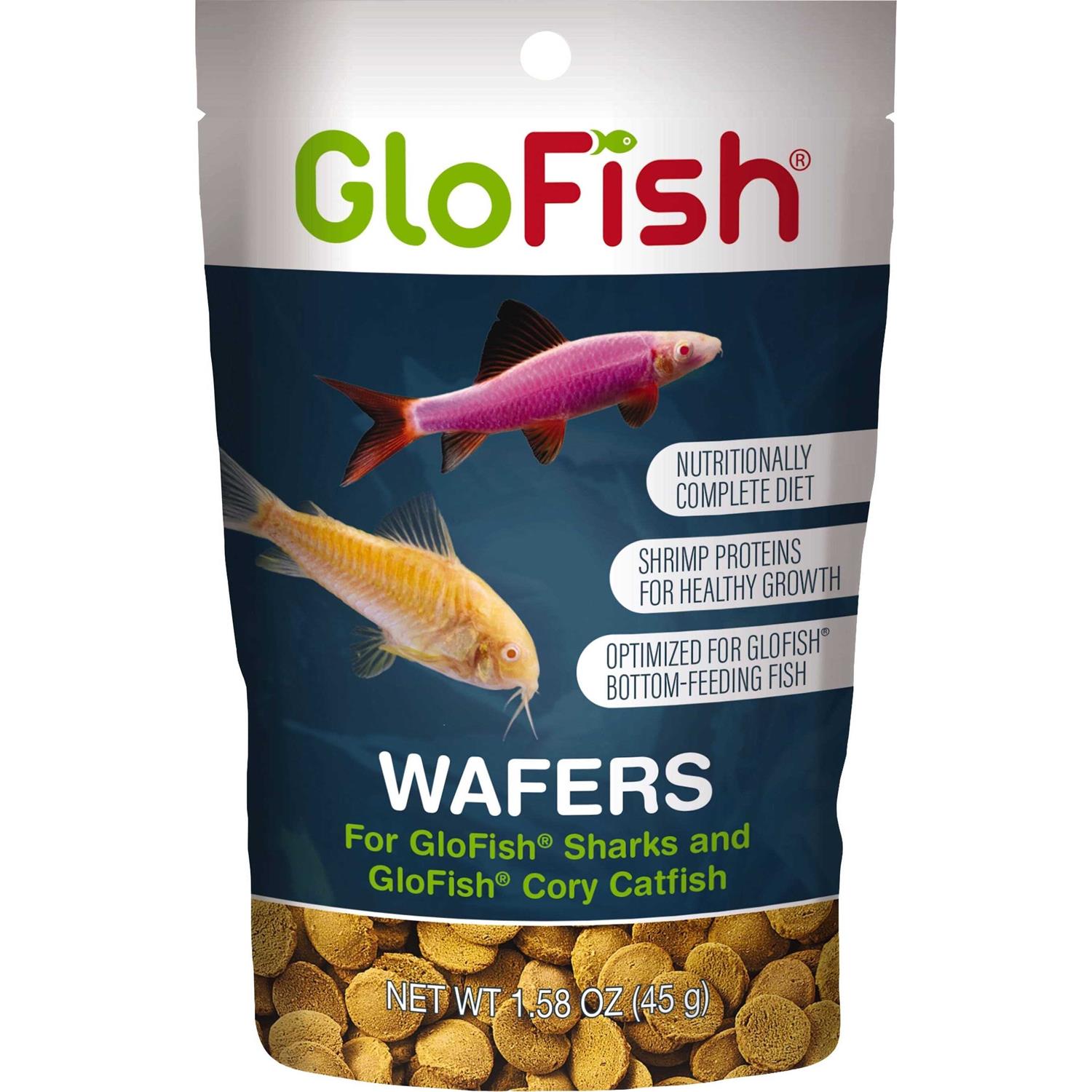 GloFish Cory Wafers Fish Food for GloFish Sharks and Cory Catfish - Healthber
