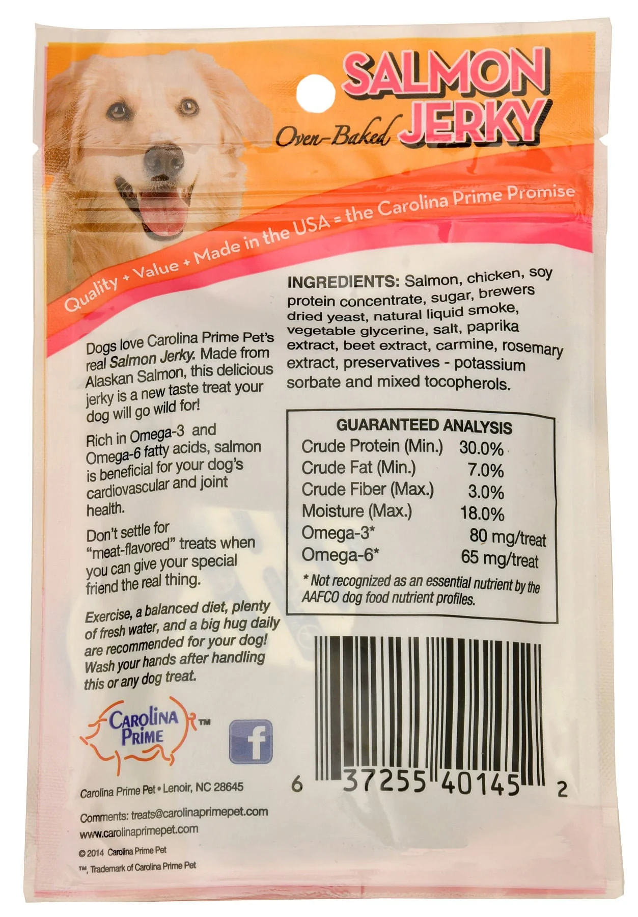 Carolina Prime Oven Baked Salmon Jerky - Healthber