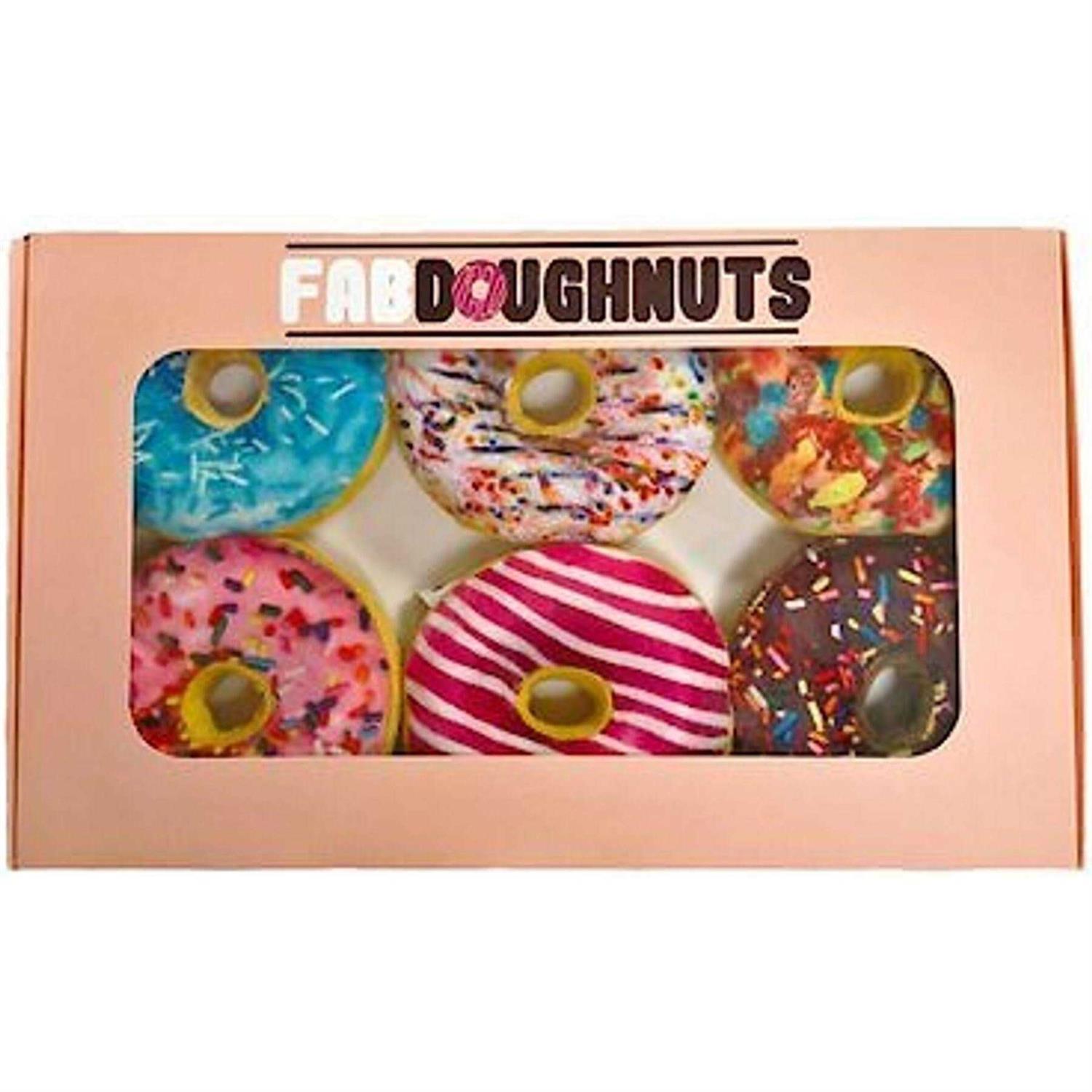 fabdog Box of Doughnuts Dog Toys - Healthber