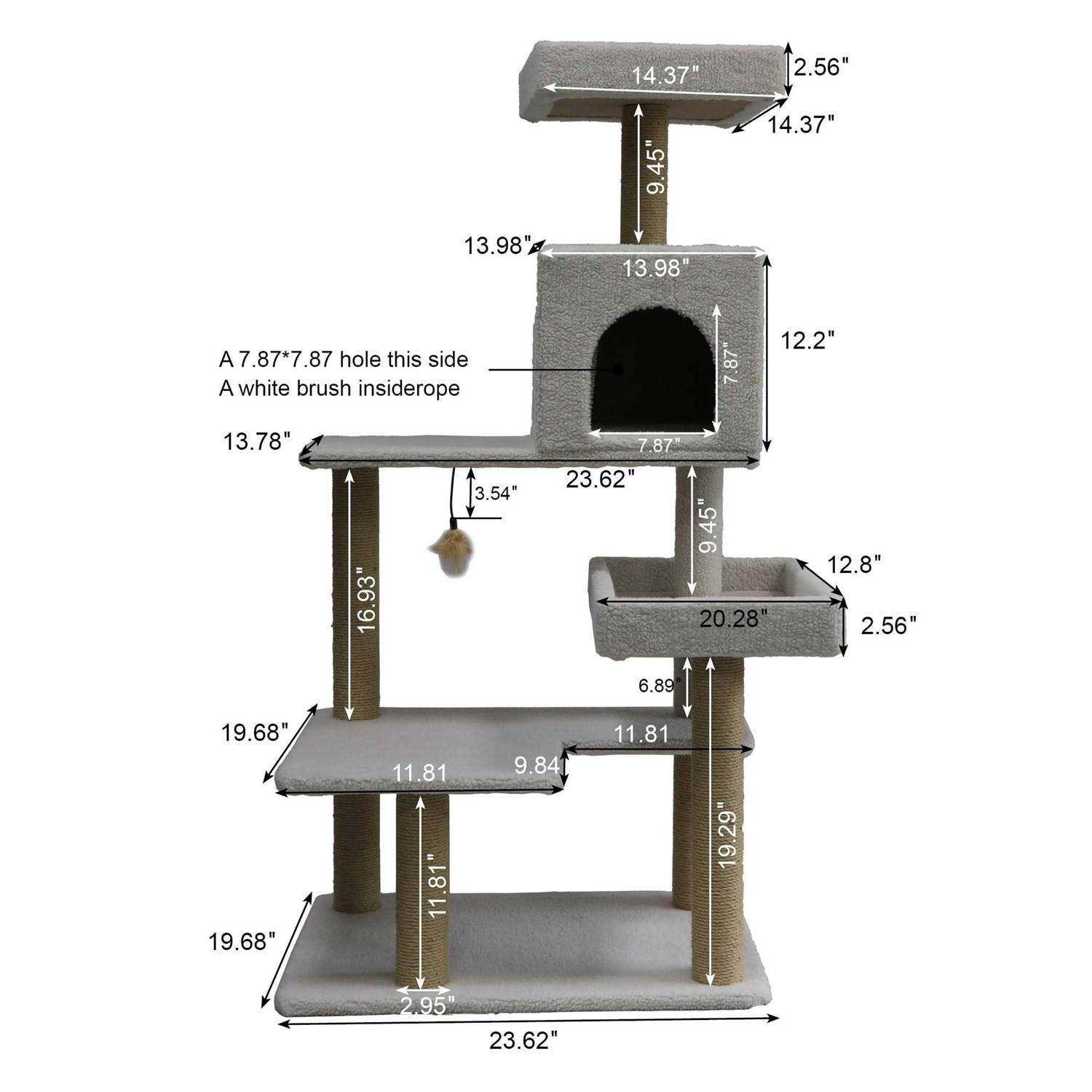 EveryYay Lookout Loft 5-Level Cat Tree - Healthber