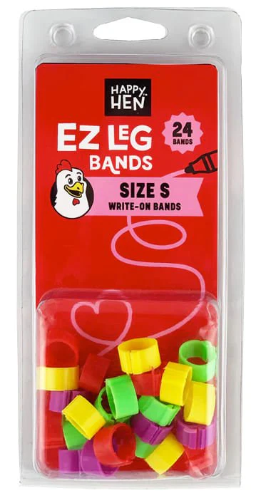 Happy Hen EZ Leg Bands, Assorted - Healthber