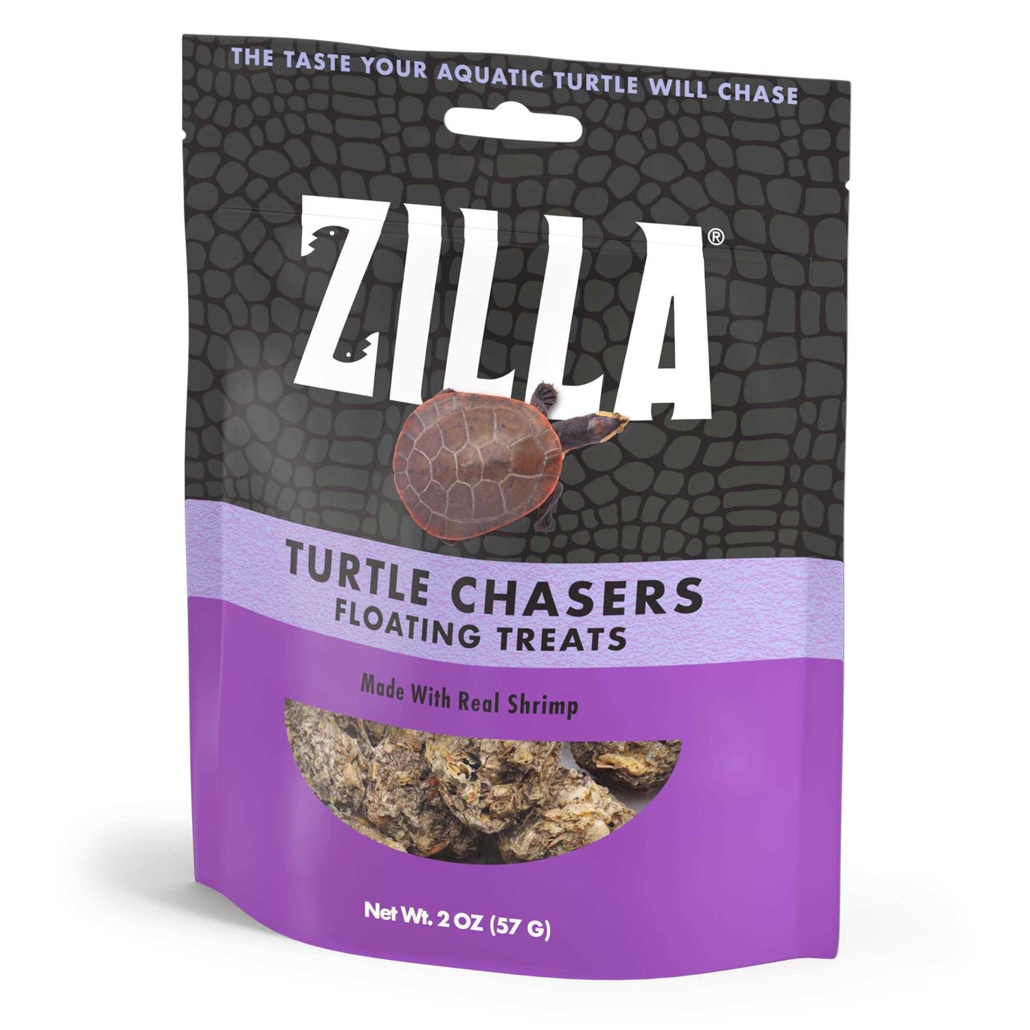 Zilla Chasers Floating Shrimp Turtle Treats - Healthber