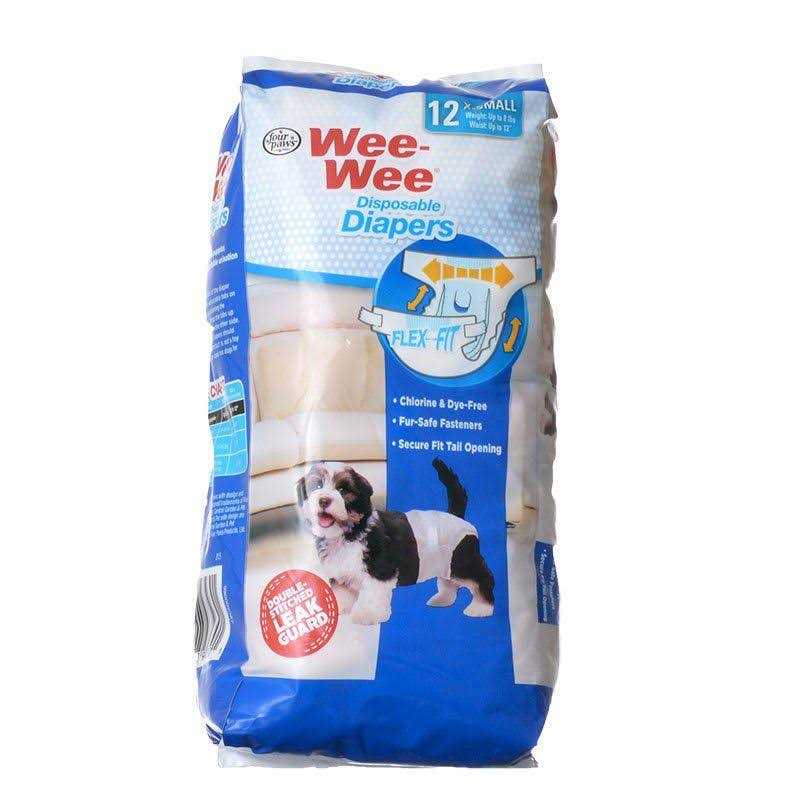 Four Paws Wee Wee Disposable Diapers - Healthber
