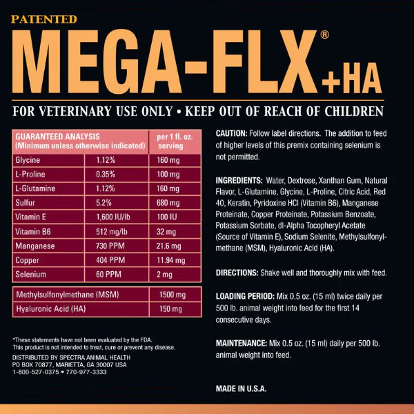 Mega-Flx +HA Equine Joint & Muscle Supplement - Healthber