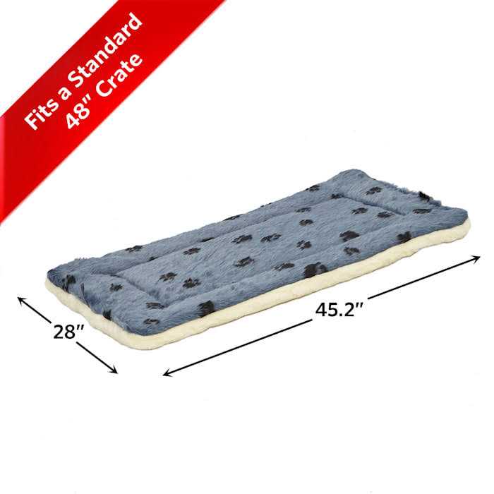 Midwest Reversible Paw-Print Pet Bed - Healthber