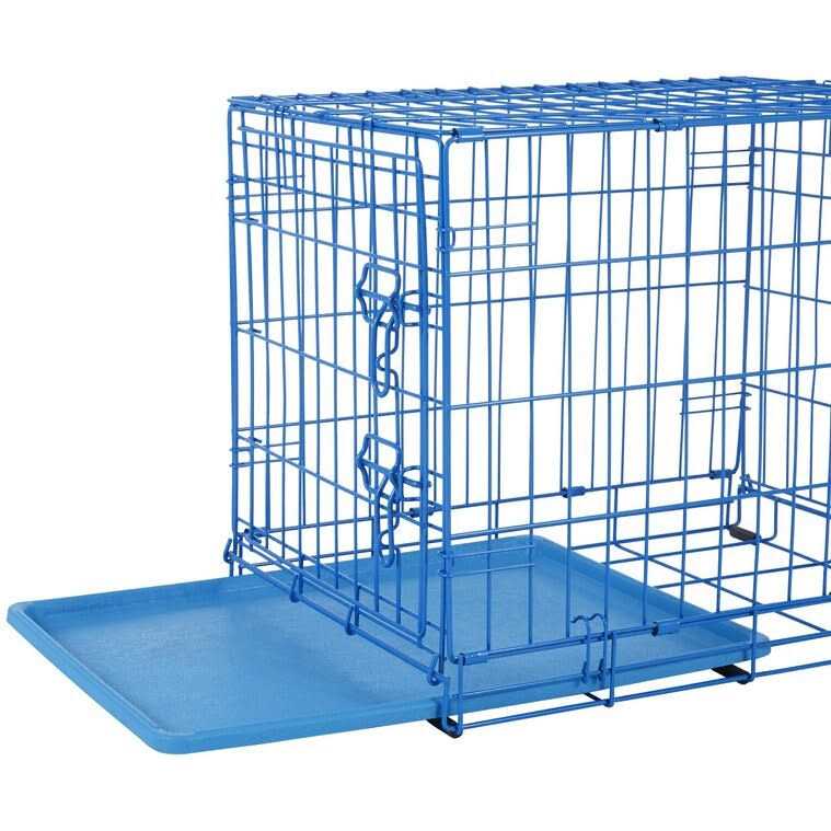 Frisco Fold & Carry Single Door Collapsible Wire Dog Crate - Healthber