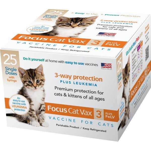 Spectra Focus Cat Vax 3 Plus FeLV - Healthber