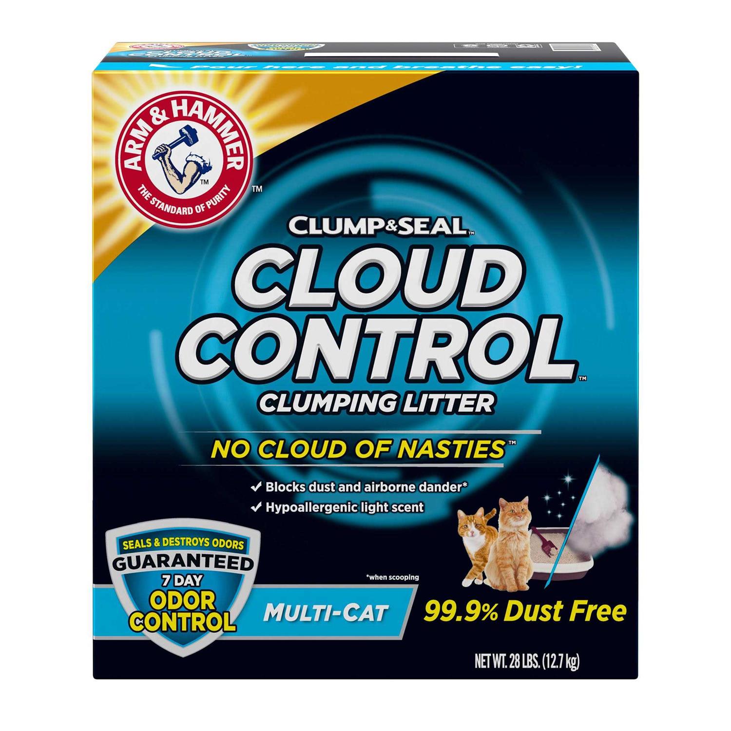 Arm & Hammer Cloud Control Clumping Multi-Cat Litter - Healthber
