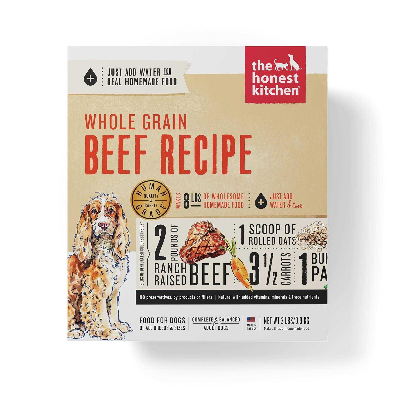 The Honest Kitchen Dehydrated Whole Grain Beef Dog Food - Healthber