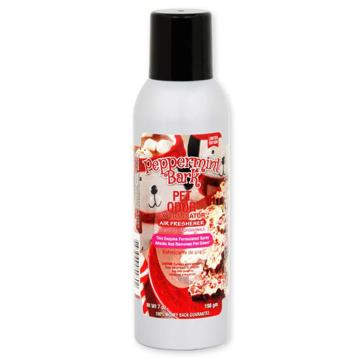 Pet Odor Exterminator Spray, Peppermint Bark, 7oz - Healthber