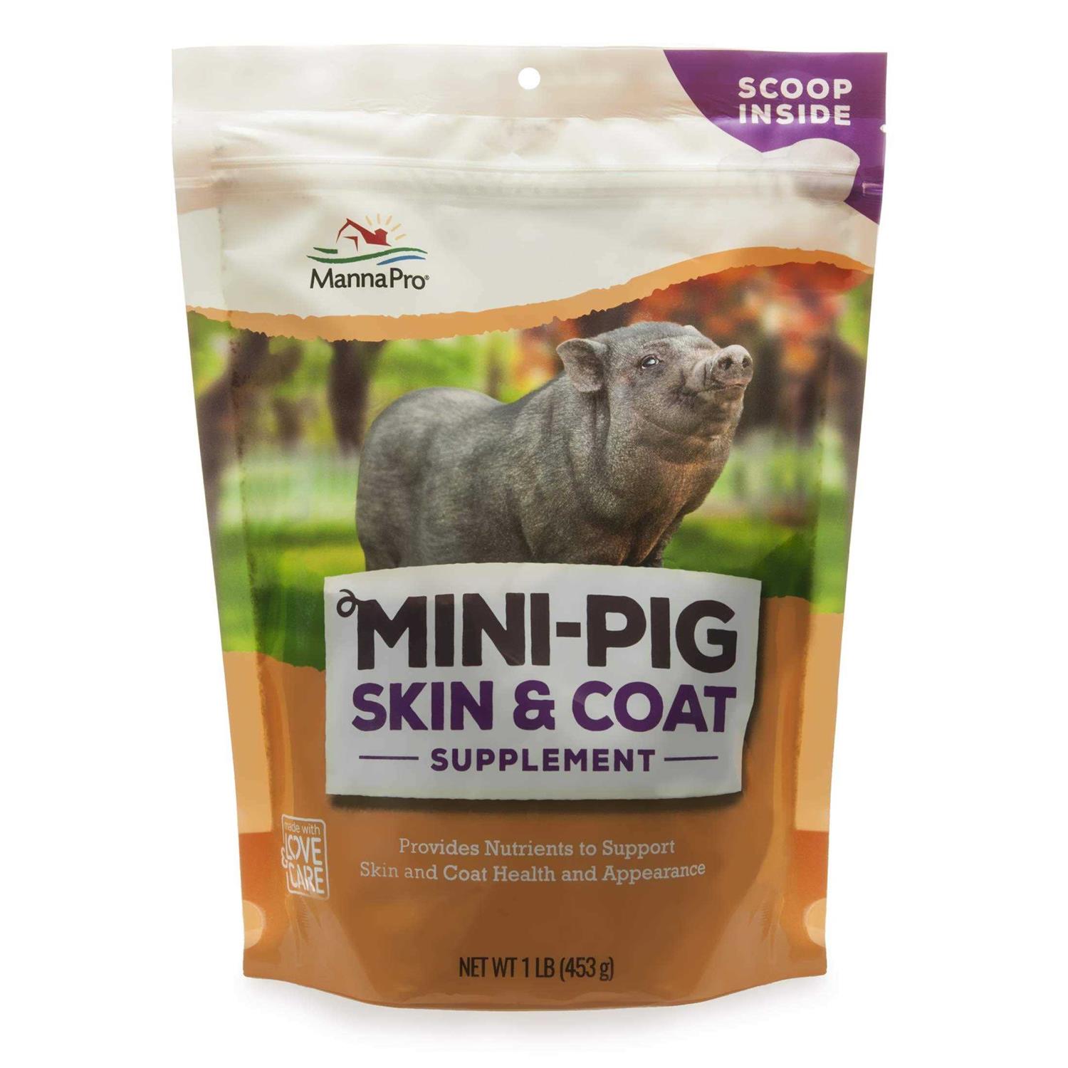 Manna Pro Mini Pig Skin & Coat Supplement - Healthber
