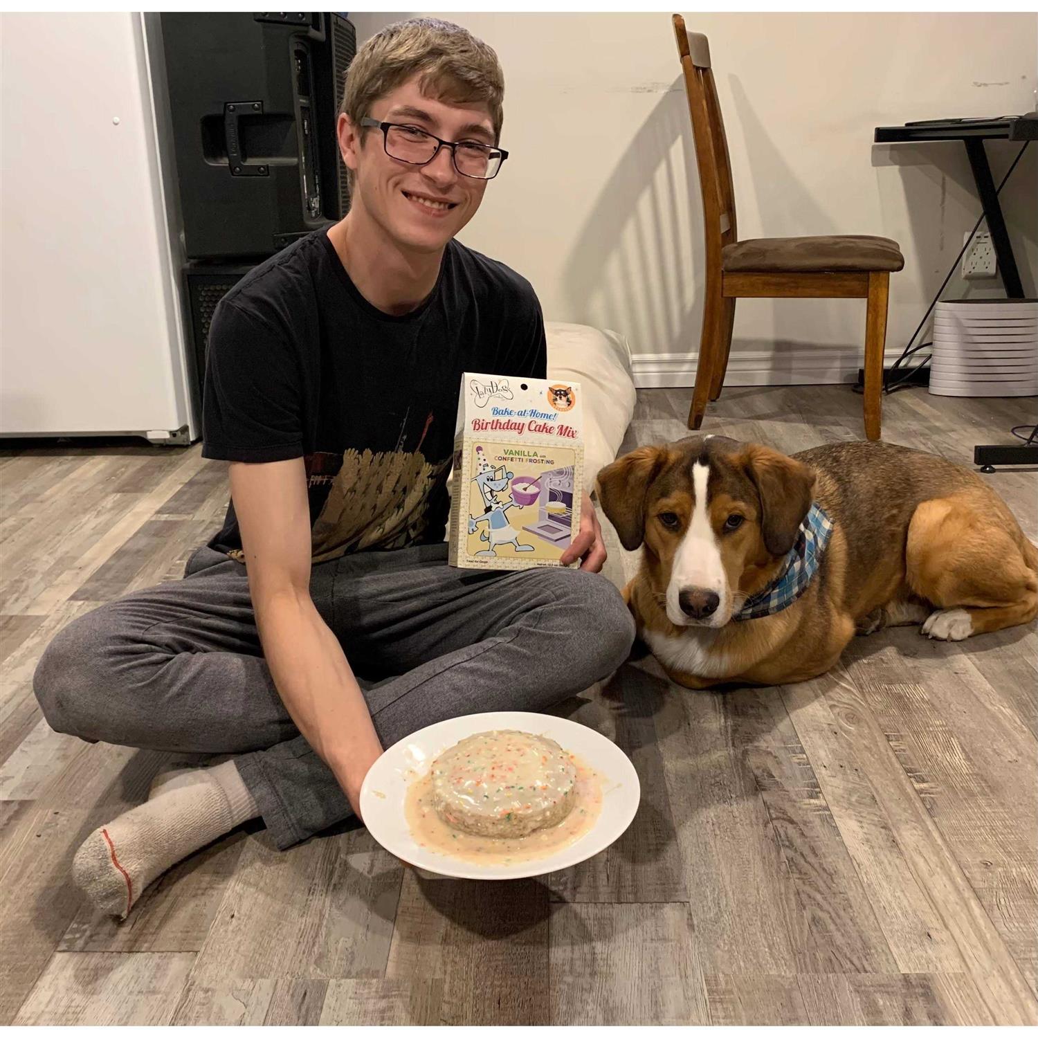 Lazy Dog Bake-at-Home Vanilla Birthday Cake Mix - Healthber