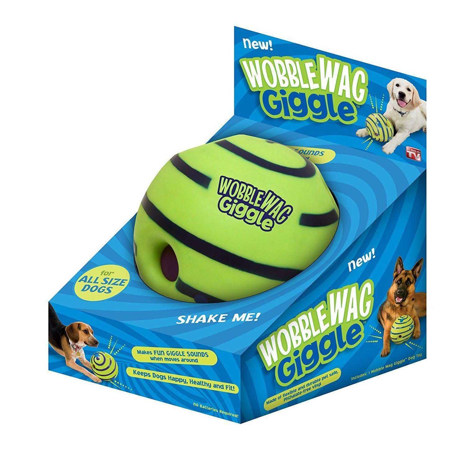 Wobble Wag Giggle Ball Dog Toy - Healthber