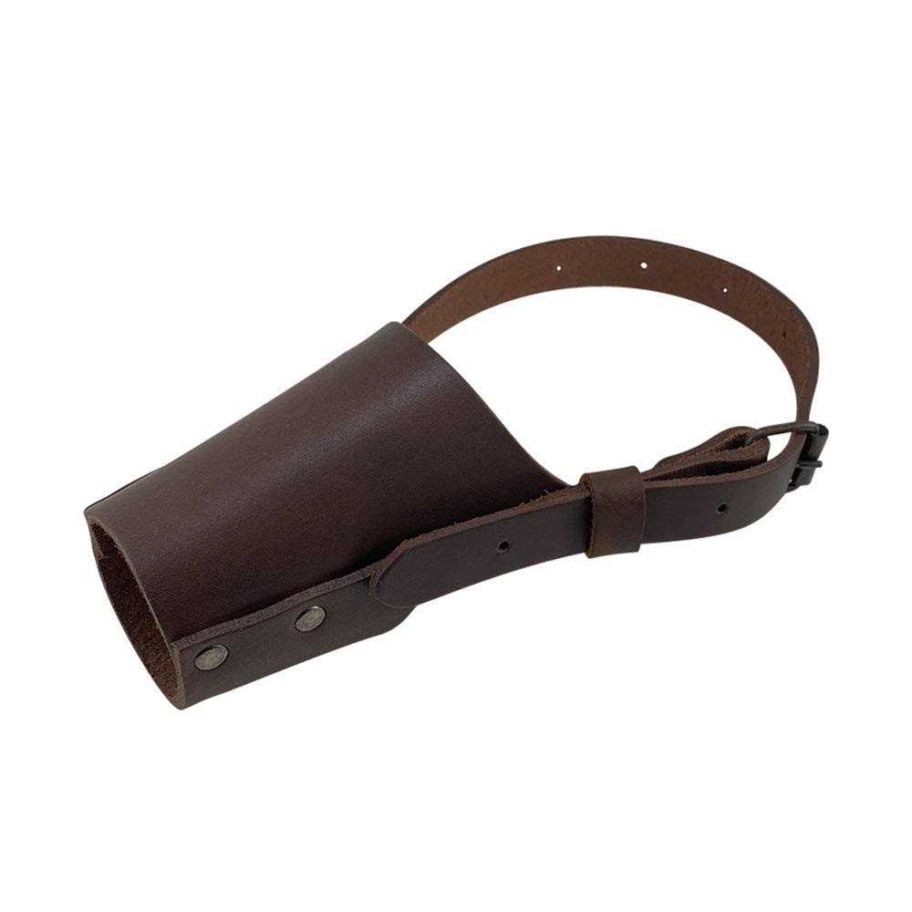 Taco Dog Leather Dog Muzzle Guard Handmade from Full Grain Leather - Healthber