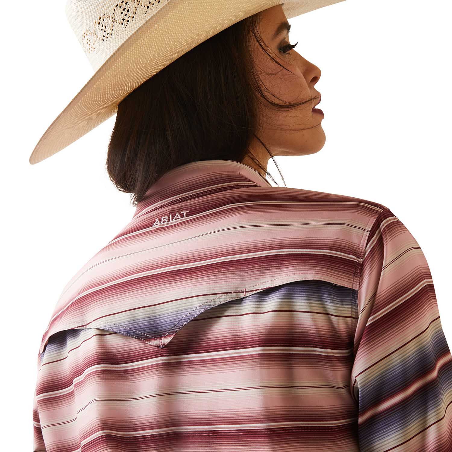 Ariat Women's Western VenTek Stretch Shirt, Reata Serape - Healthber