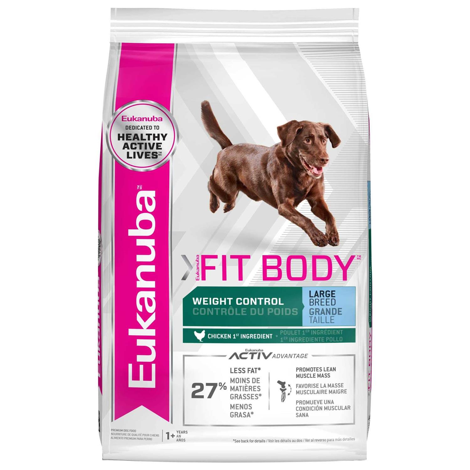 Eukanuba Fit Body Weight Control Breed Dry Dog Food - Healthber