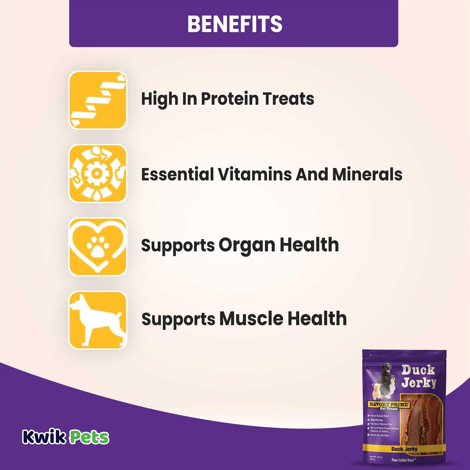 Savory Prime Natural Duck Jerky - Healthber