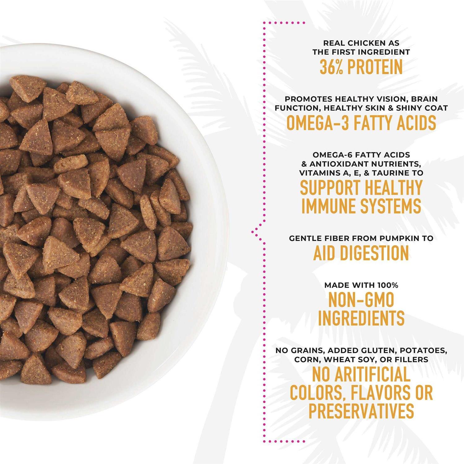 Tiki Cat Essentials Chicken & Turkey Meal Recipe Dry Cat Food - Healthber