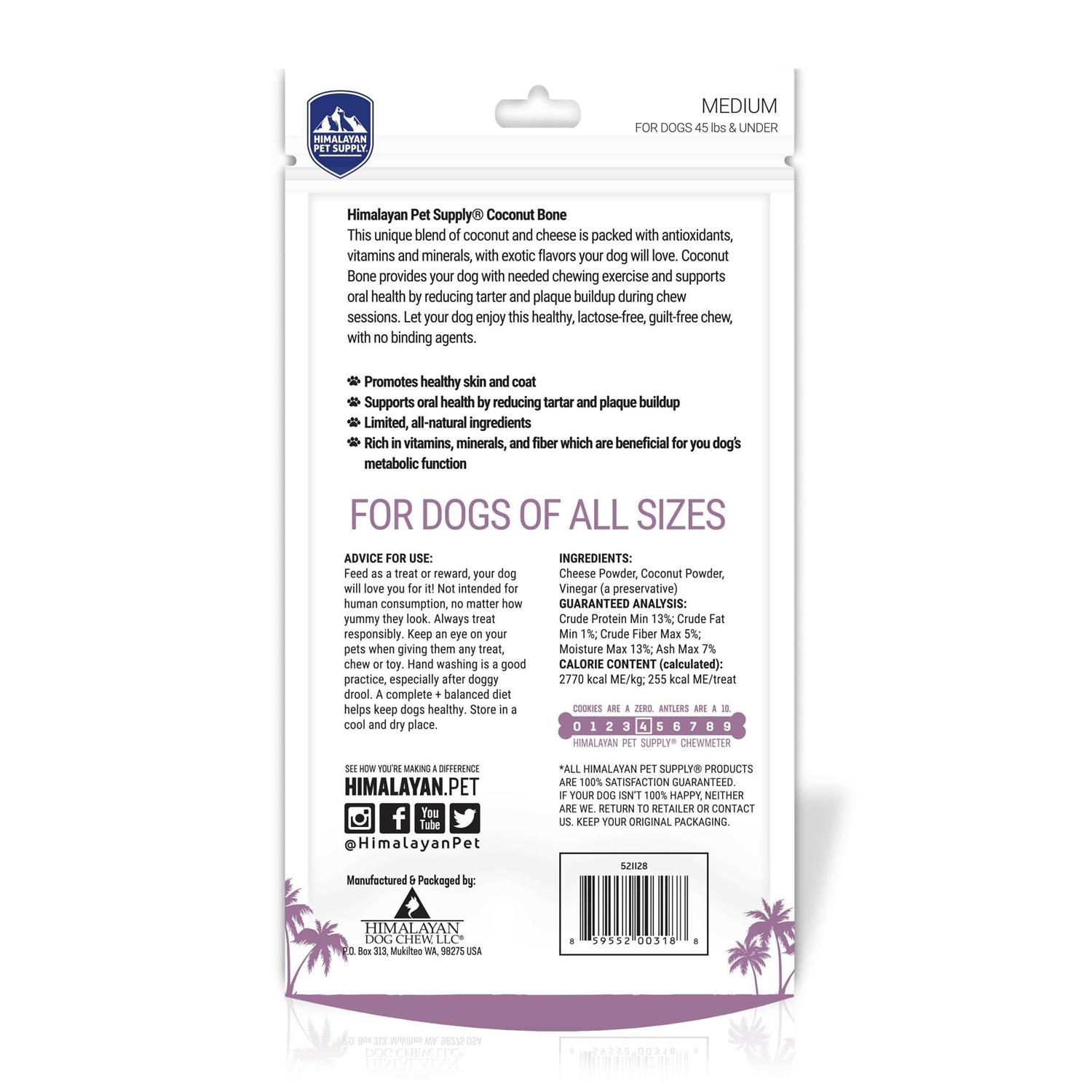 Himalayan Dog Chew Coconut Bone - Healthber