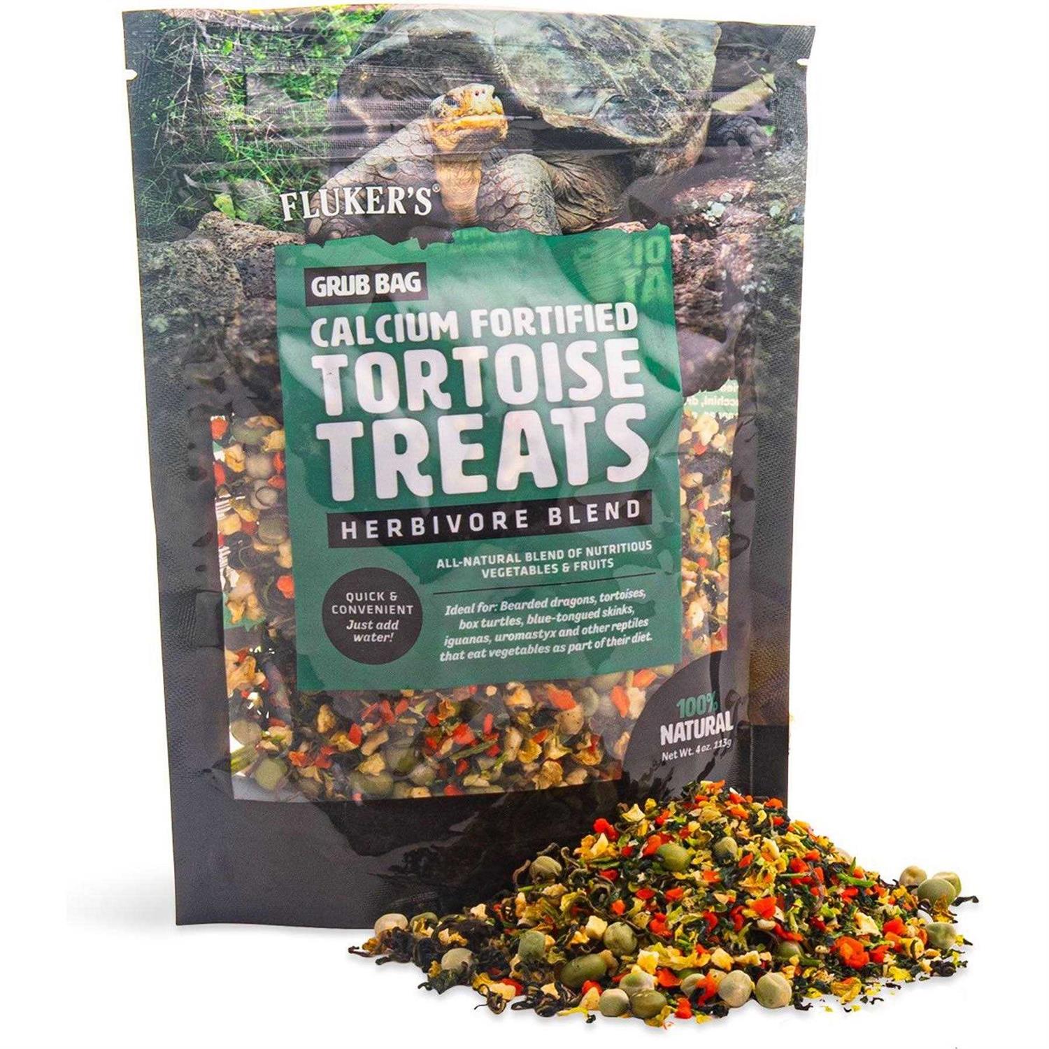 Flukers Grub Bag Calcium Fortified Treats for Tortoises - Healthber