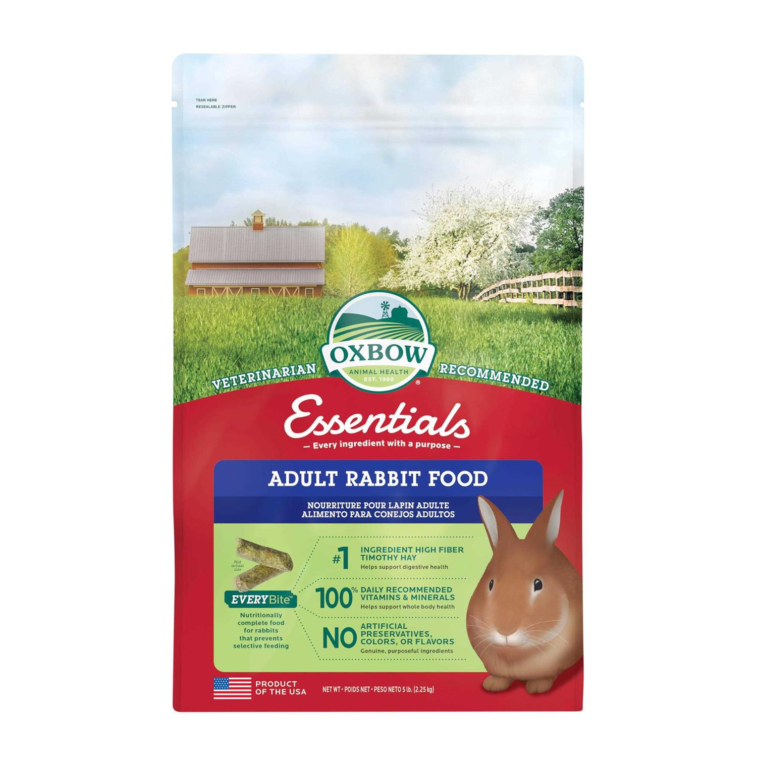 Oxbow Essentials Rabbit Food - Healthber